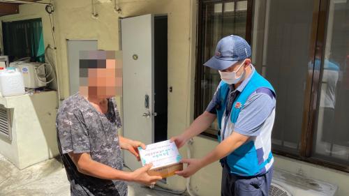 서청주우체국 미숫가루 전달