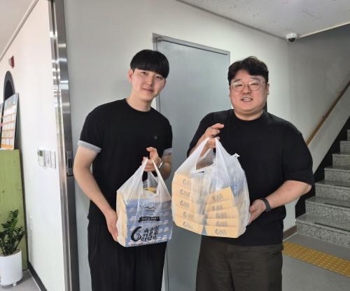 육거리소문난만두, 수제만두 지원(8월)
